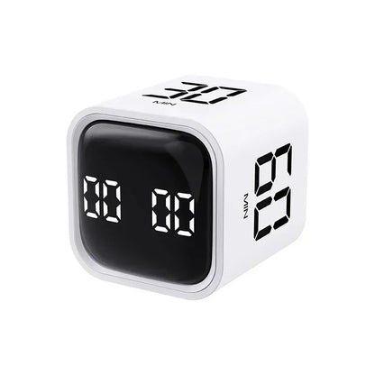 Minuterie Cube de productivité à affichage LED, capteur de gravité, temps préréglé, double Modes, compte à rebours, minuterie numérique pour four
