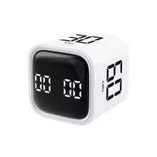 Minuterie Cube de productivité à affichage LED, capteur de gravité, temps préréglé, double Modes, compte à rebours, minuterie numérique pour four